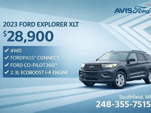 Used 2023 Ford Explorer XLT image 1