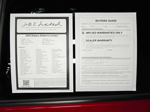 Used 2025 Subaru Solterra w/ Limited Package AWD/4WD image 42
