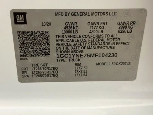 Used 2021 Chevrolet Silverado 2500 LT AWD/4WD image 20