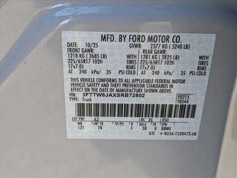 New 2025 Ford Maverick XLT w/ Equipment Group 302A image 17