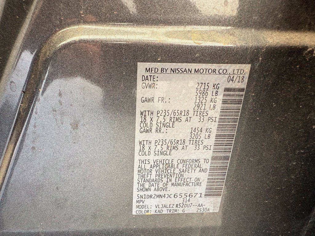 Used 2018 Nissan Pathfinder SV FWD image 16