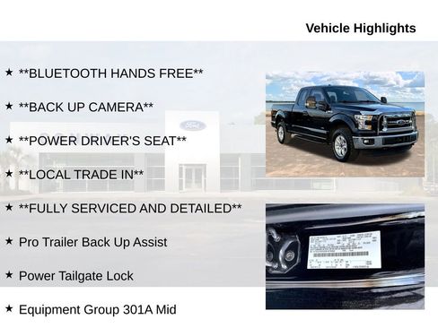 Used 2016 Ford F150 XLT w/ Equipment Group 301A Mid image 6