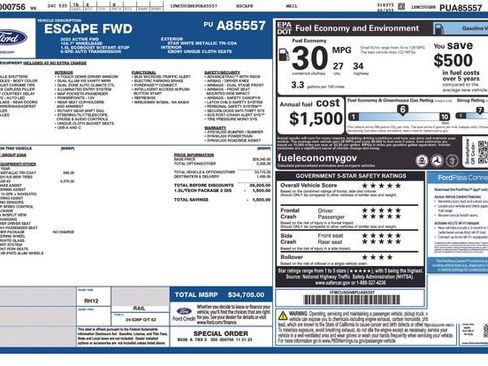Used 2023 Ford Escape Active w/ Tech Pack #2 FWD image 4