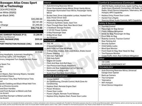 Used 2023 Volkswagen Atlas Cross Sport SE w/ Panoramic Sunroof Package AWD/4WD image 4