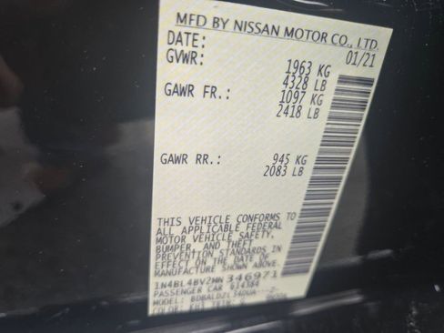 Used 2021 Nissan Altima 2.5 S FWD image 11