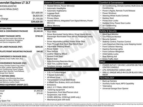 Used 2020 Chevrolet Equinox LT w/ Sport Edition image 2