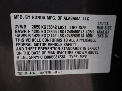 Used 2019 Honda Pilot EX image 26