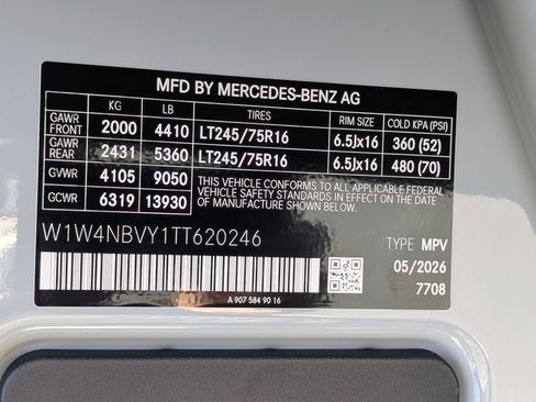 New 2026 Mercedes-Benz Sprinter 2500 image 12