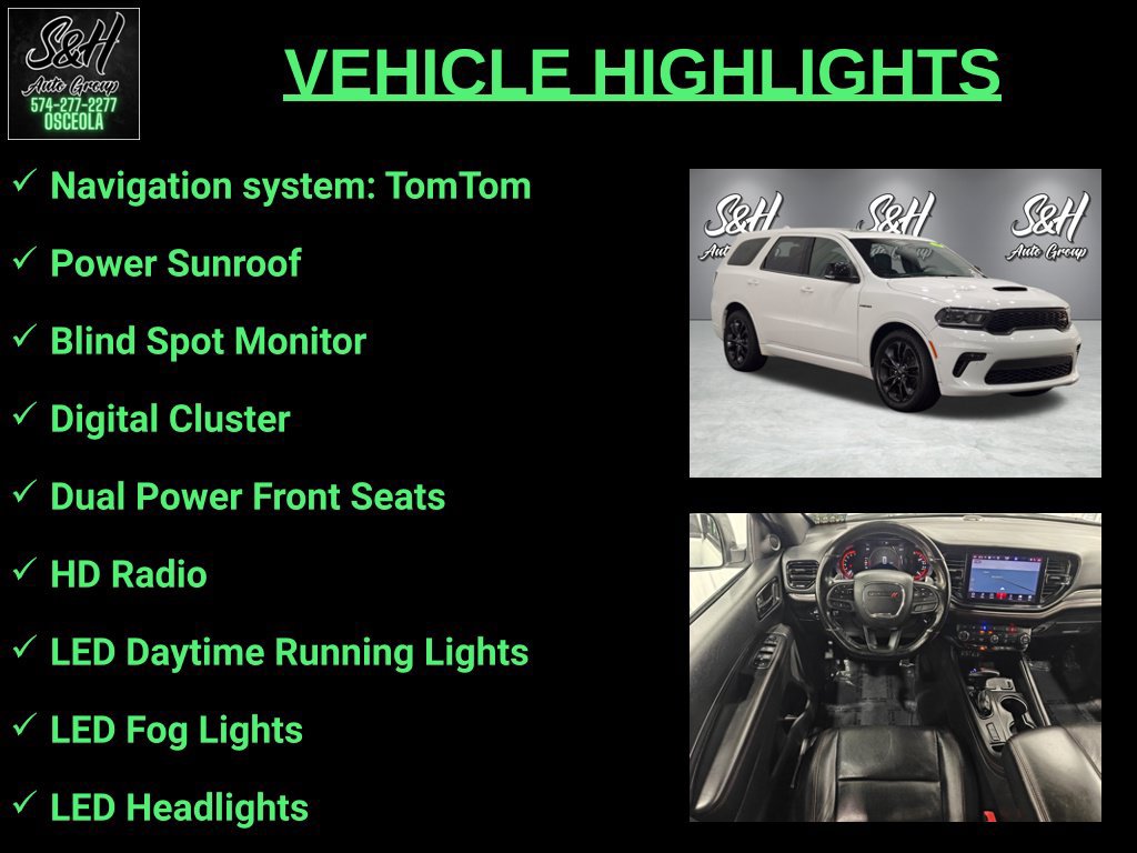 Used 2022 Dodge Durango R/T w/ Blacktop Package AWD/4WD image 3