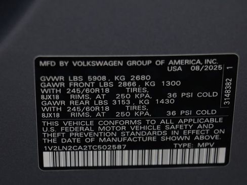 Used 2026 Volkswagen Atlas SE AWD/4WD image 23
