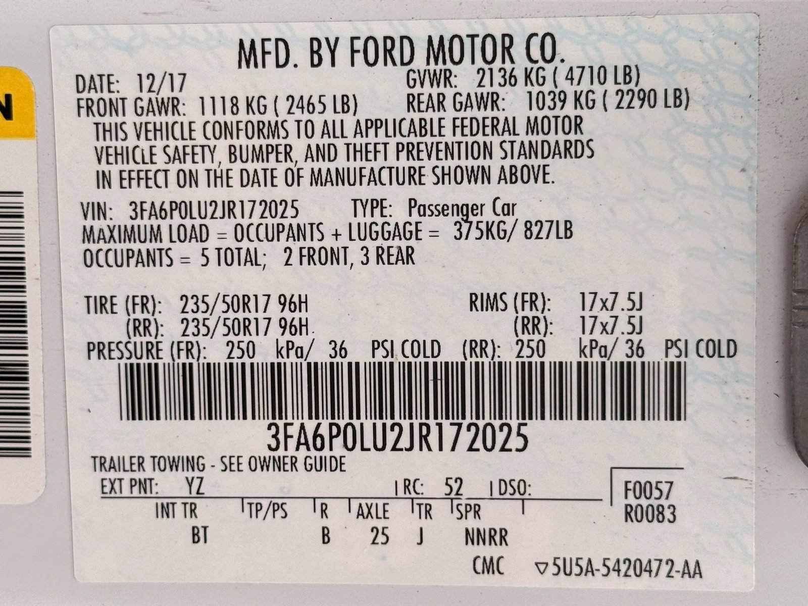 Used 2018 Ford Fusion SE w/ Equipment Group 602A FWD image 39