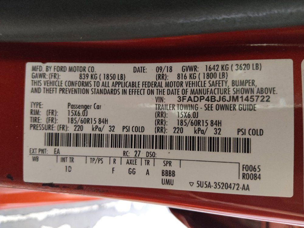 Used 2018 Ford Fiesta SE FWD image 33
