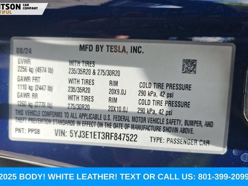 Used 2024 Tesla Model 3 Performance AWD/4WD image 12