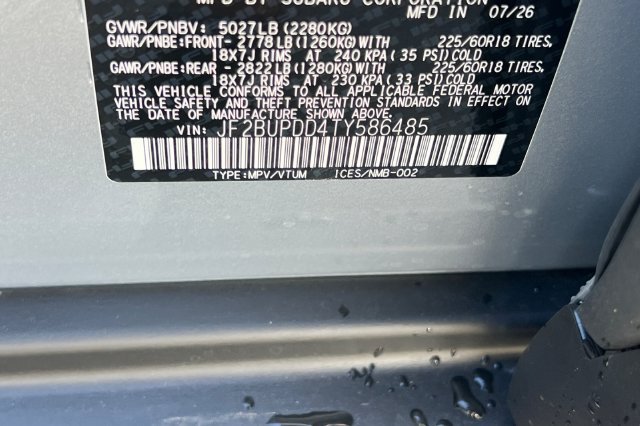 New 2026 Subaru Outback Limited AWD/4WD image 24