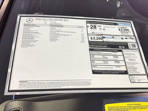 New 2026 Mercedes-Benz GLA 250 4MATIC image 18