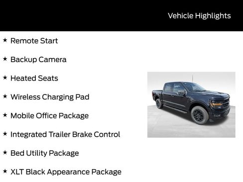 New 2025 Ford F150 XLT w/ Equipment Group 302A MID image 6