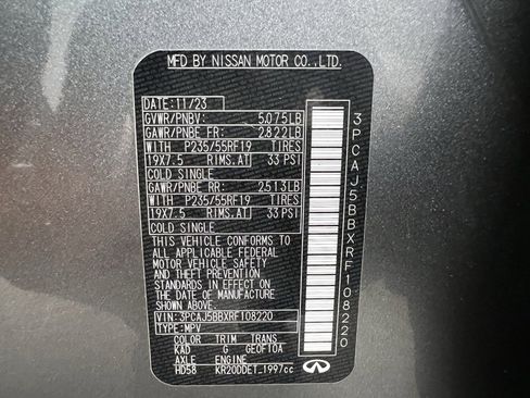 Used 2024 INFINITI QX50 Luxe image 69