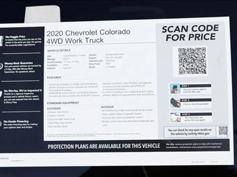Used 2020 Chevrolet Colorado W/T w/ WT Convenience Package image 25