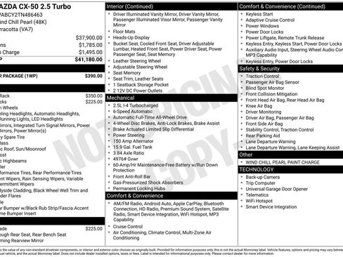 New 2026 MAZDA CX-50 AWD 2.5 S w/ Weather Package image 25