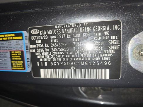 Used 2021 Kia Telluride SX w/ Nightfall Edition Package image 35