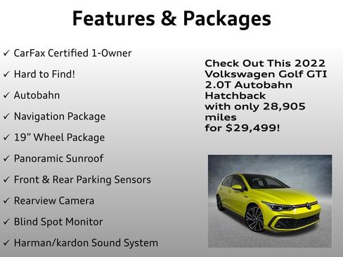 Used 2022 Volkswagen GTI Autobahn image 4