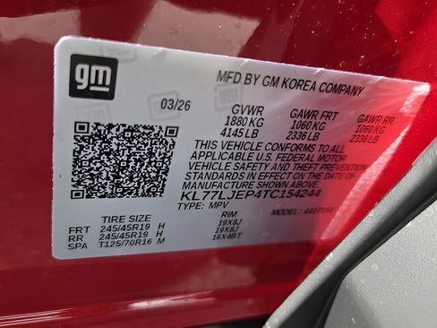 New 2026 Chevrolet Trax RS w/ Driver Confidence Package FWD image 20