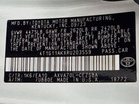 Certified 2024 Toyota Camry SE FWD image 41