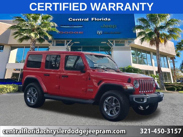 Certified 2021 Jeep Wrangler Unlimited Sahara AWD/4WD image 1