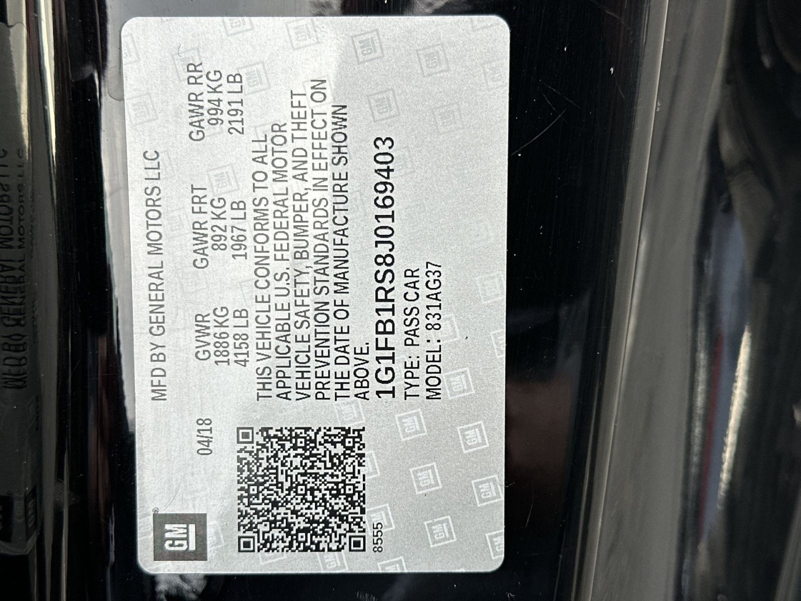 Used 2018 Chevrolet Camaro LT RWD image 14