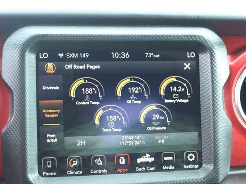 Used 2023 Jeep Gladiator Rubicon w/ LED Lighting Group AWD/4WD image 34