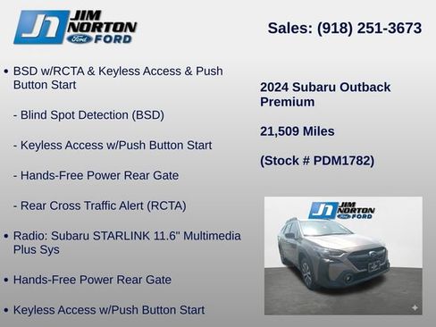 Used 2024 Subaru Outback Premium AWD/4WD image 8