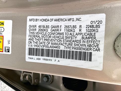 Used 2020 Honda Accord Touring image 32