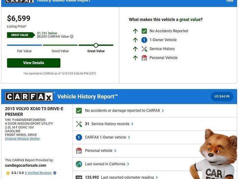 Used 2015 Volvo XC60 T5 Premier image 2