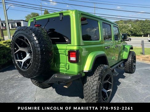 Used 2019 Jeep Wrangler Unlimited Sahara w/ Uconnect 4C Nav & Sound Group AWD/4WD image 7