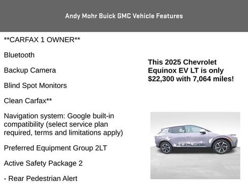 Used 2025 Chevrolet Equinox EV LT w/ Convenience Package image 4