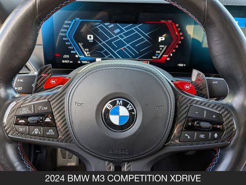 Used 2024 BMW M3 Competition w/ M Carbon Exterior Package image 14