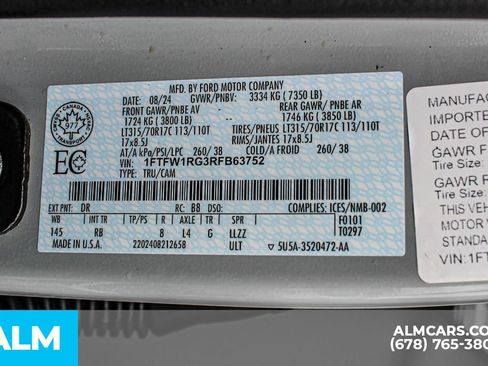 Used 2024 Ford F150 Raptor AWD/4WD image 44