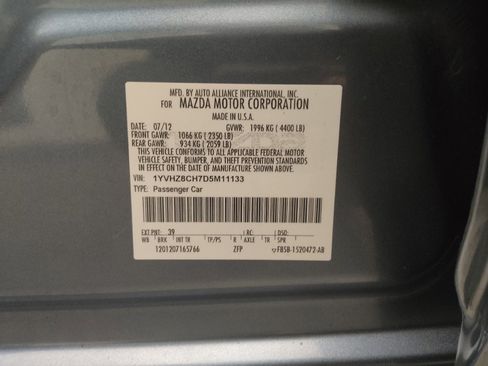 Used 2013 MAZDA MAZDA6 i Grand Touring w/ Technology Pkg image 33