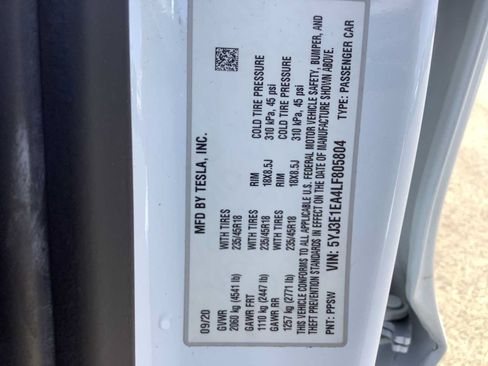 Used 2020 Tesla Model 3 Standard Range Plus RWD image 19
