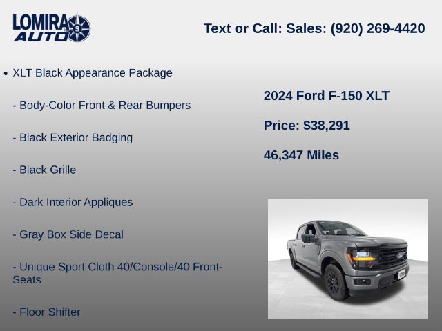Used 2024 Ford F150 XLT w/ Equipment Group 302A MID AWD/4WD image 8