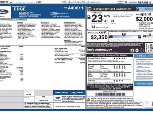 Used 2024 Ford Edge SEL w/ Convenience Package AWD/4WD image 43