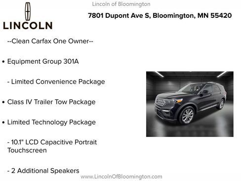 Used 2023 Ford Explorer Limited w/ Limited Technology Package image 5