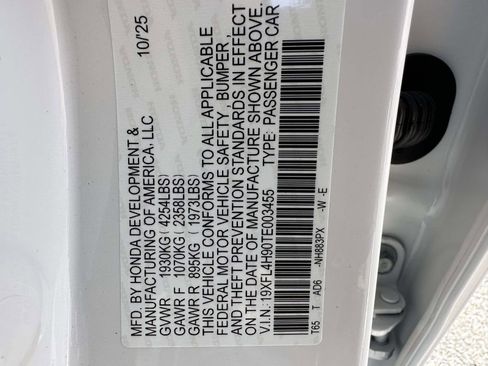 New 2026 Honda Civic Sport Touring image 29