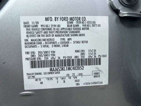 Certified 2021 Ford EcoSport Titanium image 37