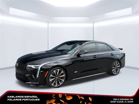 Certified 2023 Cadillac CT4 V Blackwing w/ Driver Assist Package RWD image 3