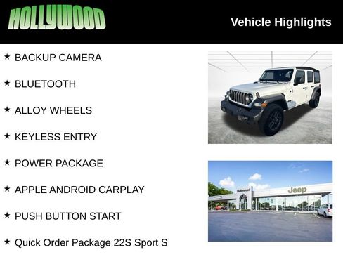 Used 2024 Jeep Wrangler Unlimited Sport AWD/4WD image 3