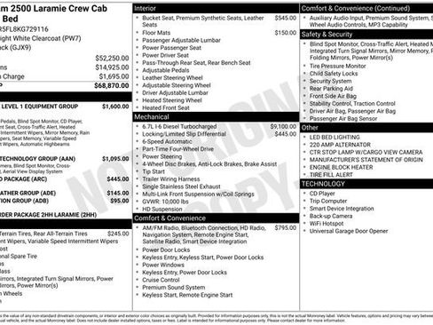 Used 2019 RAM 2500 Laramie AWD/4WD image 2