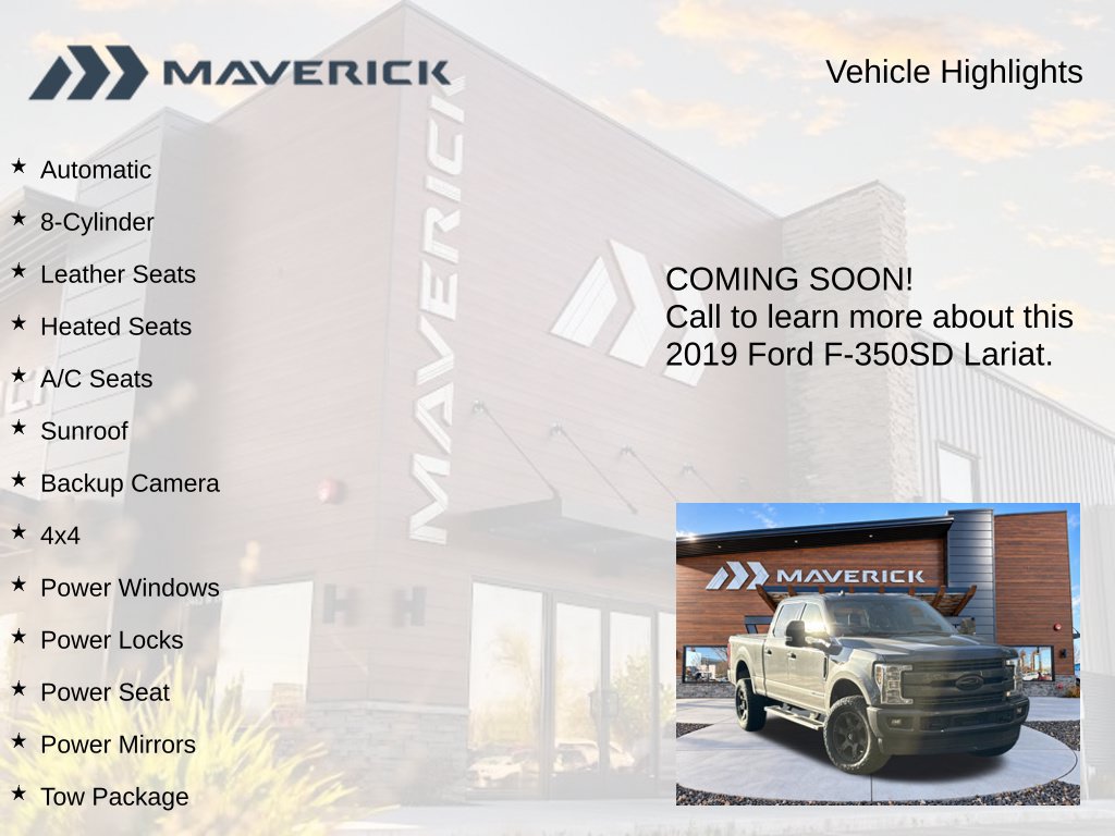 Used 2019 Ford F350 Lariat w/ Lariat Ultimate Package AWD/4WD image 3