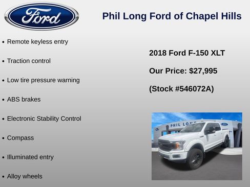 Used 2018 Ford F150 XLT w/ Equipment Group 302A Luxury AWD/4WD image 5