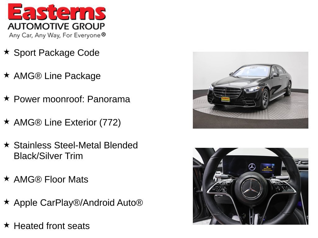 Used 2022 Mercedes-Benz S 500 4MATIC w/ AMG Line Package image 12